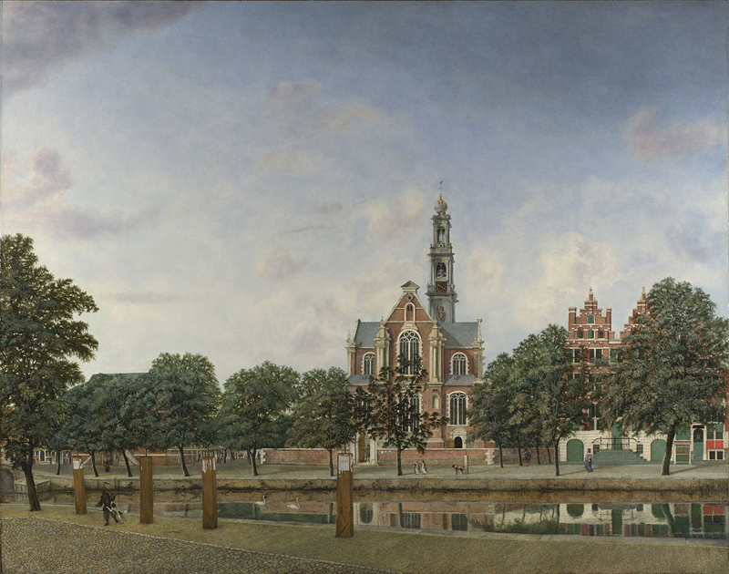 View of the Westerkerk, Amsterdam by Jan van der Heyden, The National Gallery, London